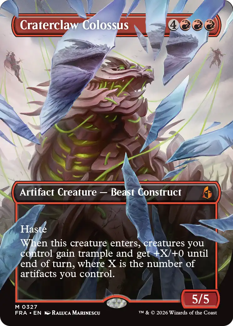 Craterclaw Colossus (0327) (Borderless) (FRA)