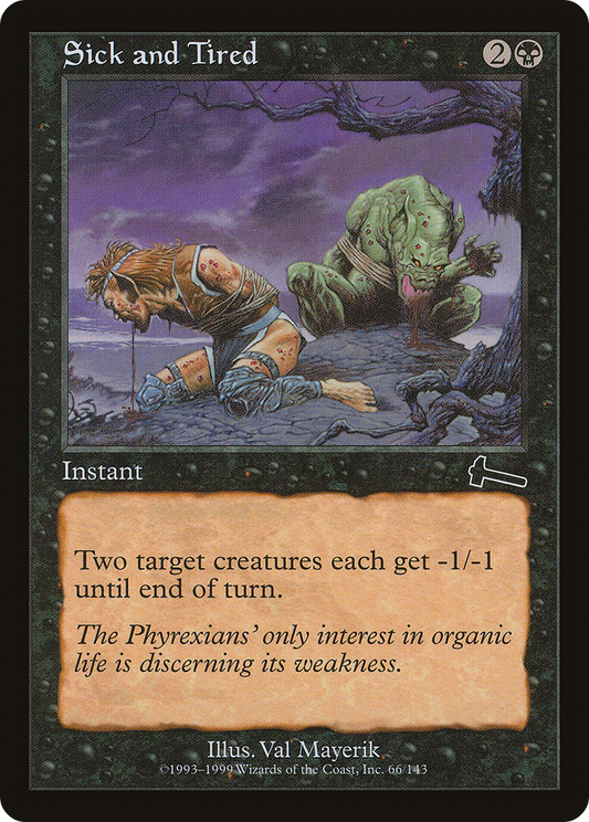 Sick and Tired - Foil