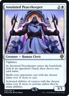 Anointed Peacekeeper (002) (Prerelease) - Foil