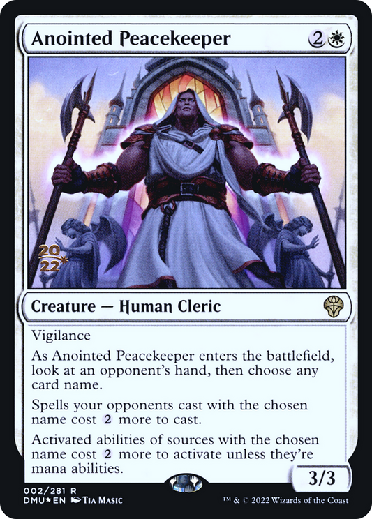Anointed Peacekeeper (002) (Prerelease) - Foil