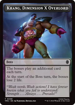Krang, Dimension X Overlord Token (0008) (TTMC)