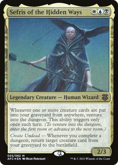 Sefris of the Hidden Ways (003) (Display Commander) (Thick Stock) - Foil Etched