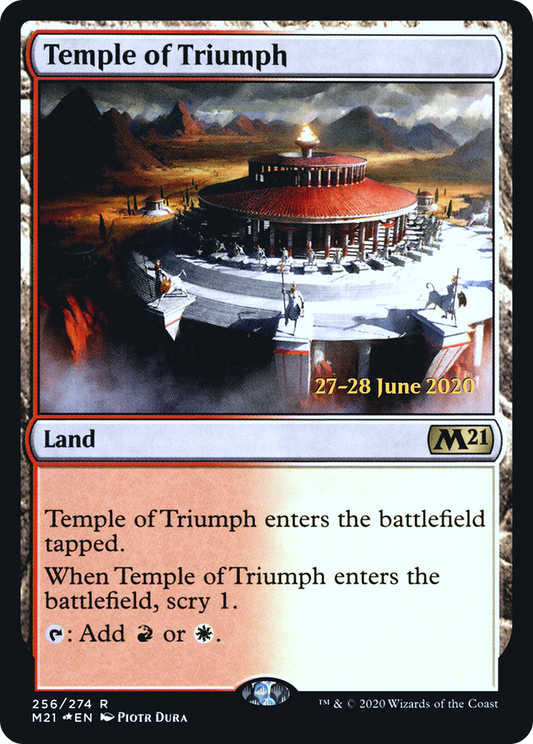 Temple of Triumph (256) (Prerelease) - Foil