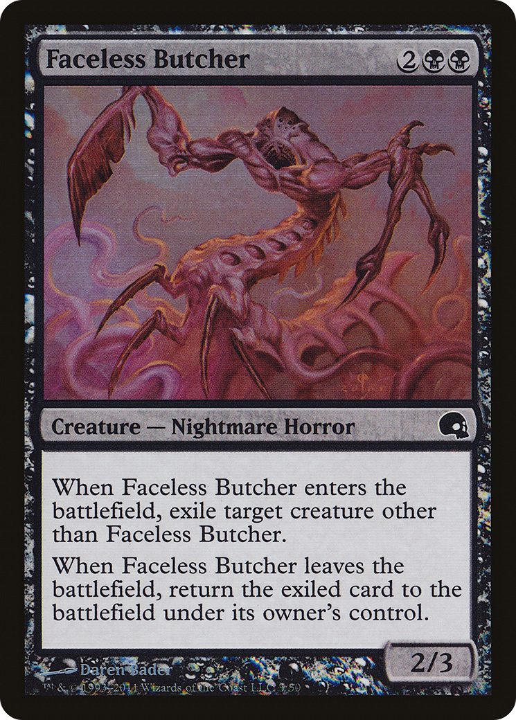 Faceless Butcher - Foil