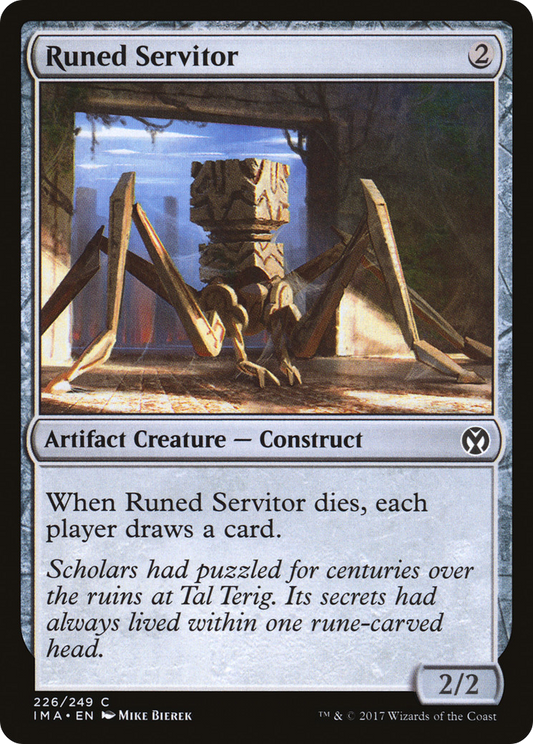 Runed Servitor - Foil