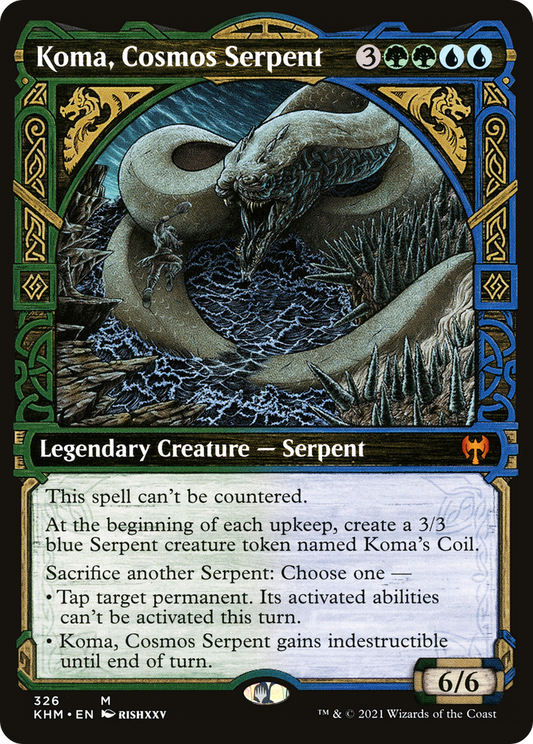 Koma, Cosmos Serpent (326) (Showcase) - Foil