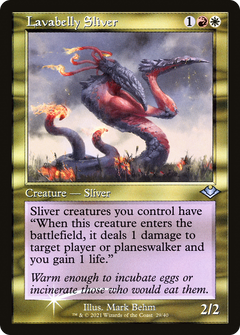 Lavabelly Sliver (029) (Retro Frame) - Foil Etched