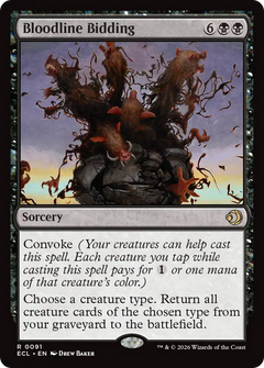 Bloodline Bidding (0091) (Showcase) (ECL) - Fracture Foil
