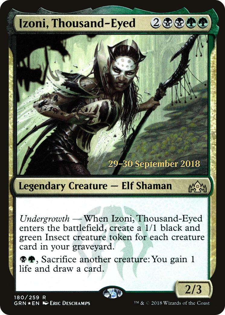 Izoni, Thousand-Eyed (180) (Prerelease) - Foil