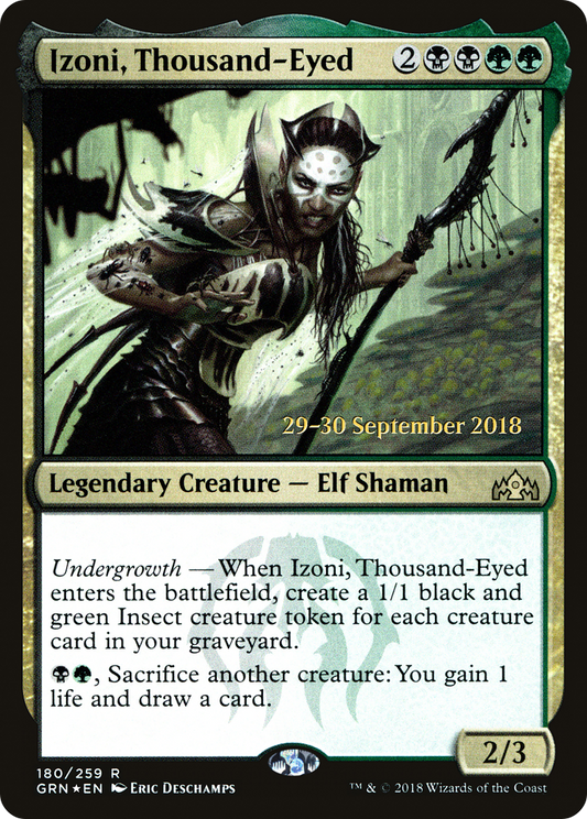 Izoni, Thousand-Eyed (180) (Prerelease) - Foil