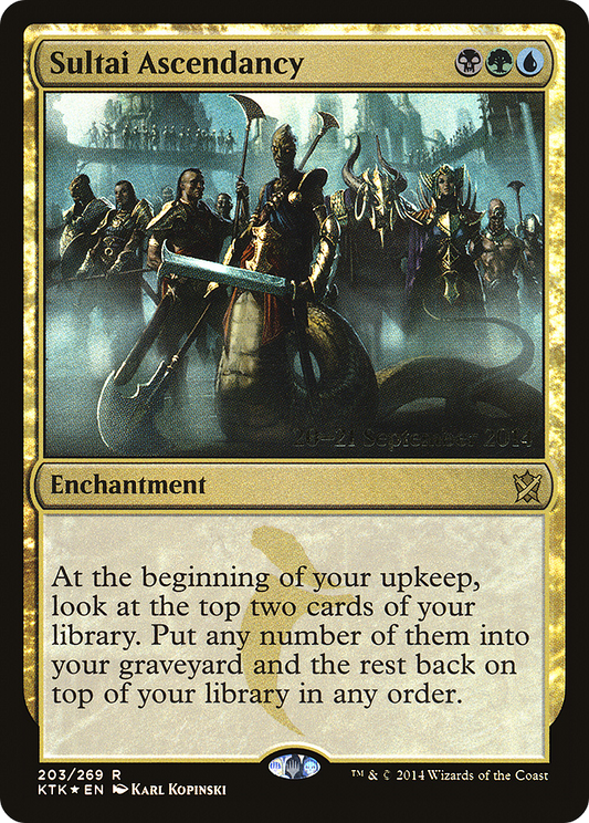 Sultai Ascendancy (203) (Prerelease) - Foil
