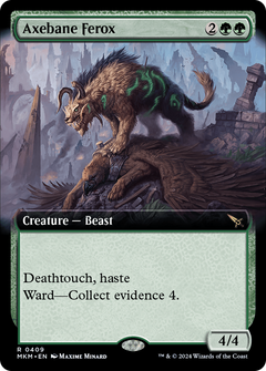 Axebane Ferox (0409) (Extended Art) - Foil