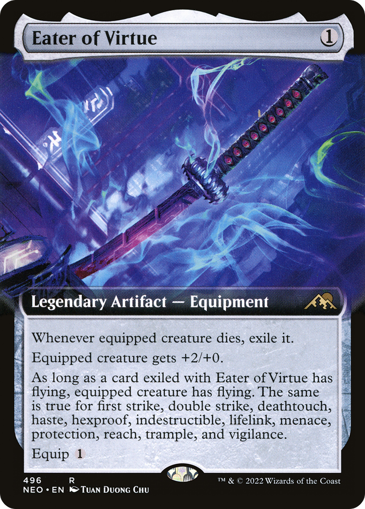 Eater of Virtue (496) (Extended Art) - Foil
