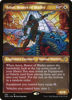 Astor, Bearer of Blades (293) (Showcase) - Foil