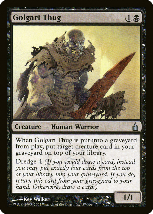 Golgari Thug - Foil