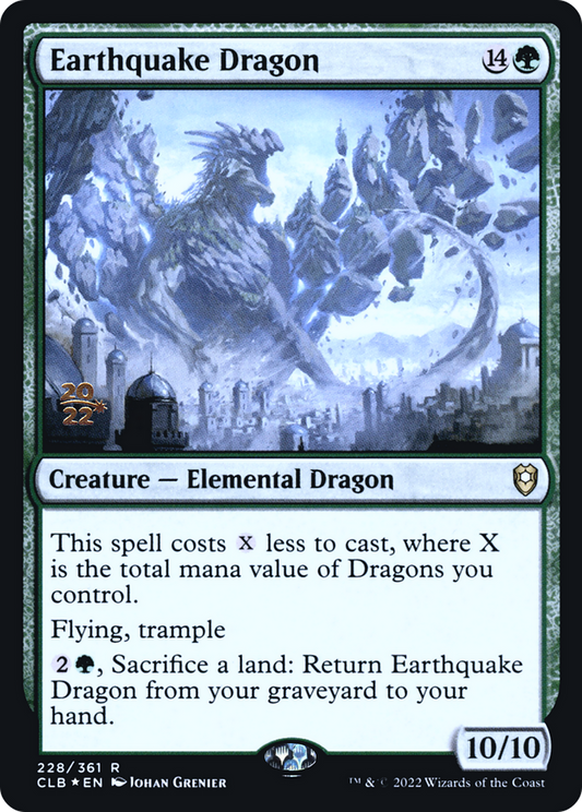 Earthquake Dragon (228) (Prerelease) - Foil