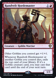 Rundvelt Hordemaster (142) (Prerelease) - Foil