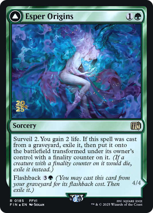 Esper Origins // Summon: Esper Maduin (0185) (Prerelease) (PFIN) - Foil