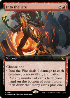 Into the Fire (0364) (Extended Art) - Foil