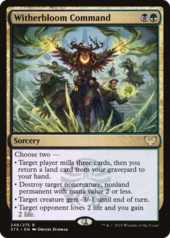 Witherbloom Command - Foil