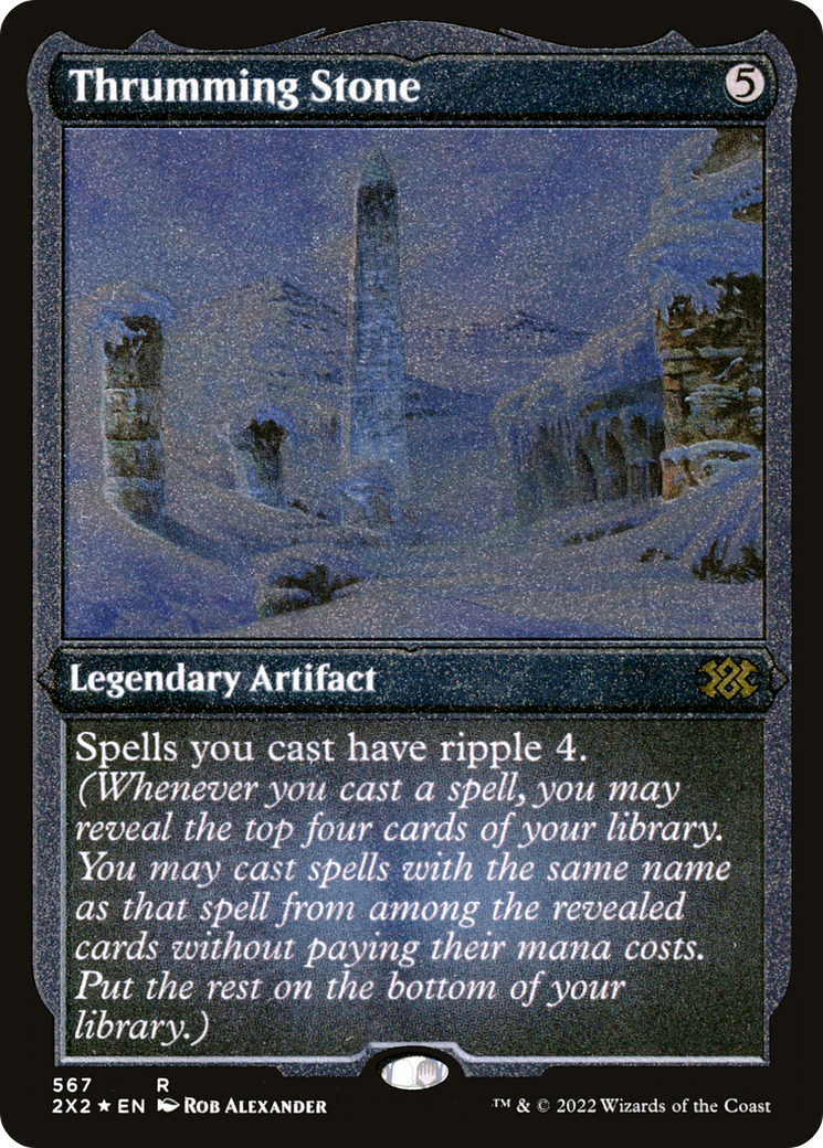 Thrumming Stone - Foil Etched
