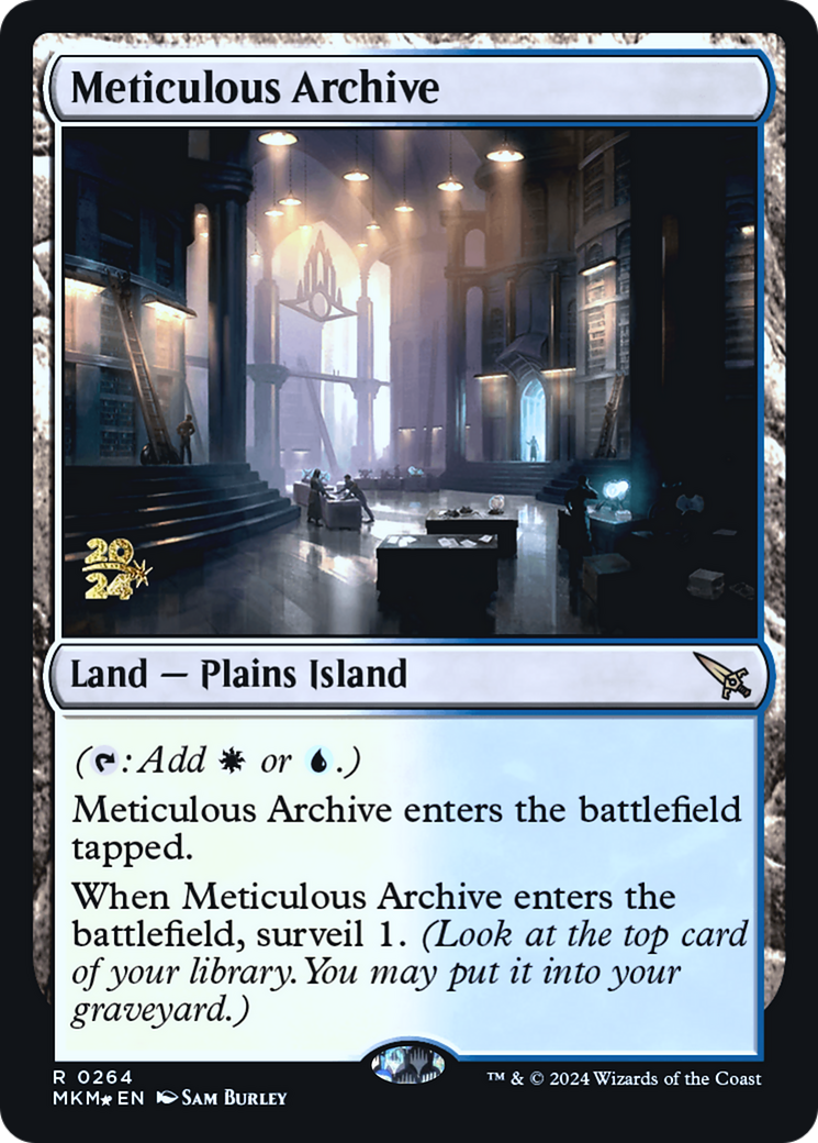 Meticulous Archive (0264) (Prerelease) - Foil