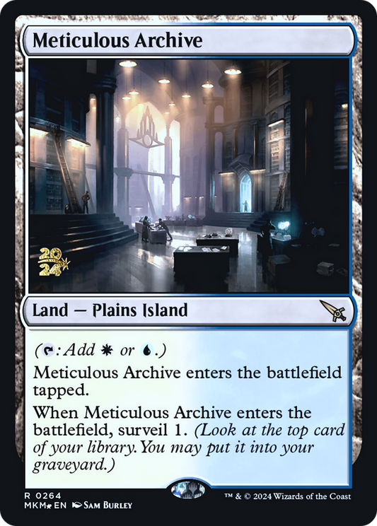 Meticulous Archive (0264) (Prerelease) - Foil