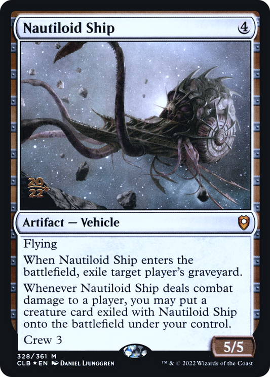 Nautiloid Ship (328) (Prerelease) - Foil