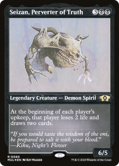 Seizan, Perverter of Truth (0080) - Foil Etched