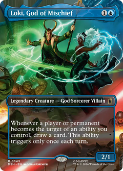 Loki, God of Mischief (0343) (Borderless) (MSH) - Foil