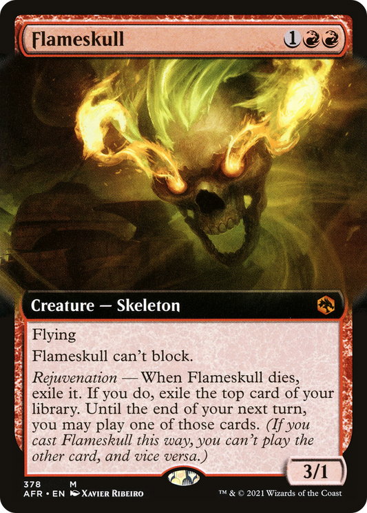 Flameskull (378) (Extended Art) - Foil