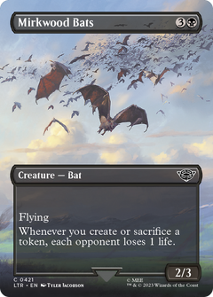 Mirkwood Bats (0421) (Borderless) - Foil