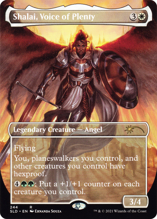 Shalai, Voice of Plenty (244) (Borderless) - Foil