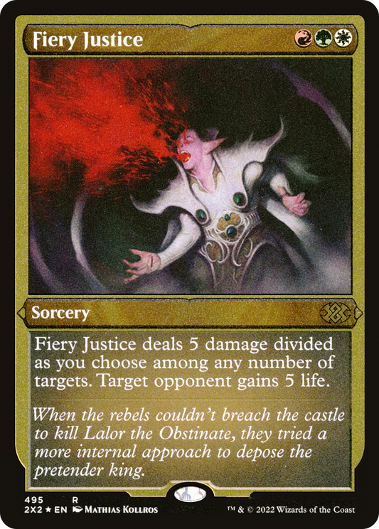 Fiery Justice - Foil Etched
