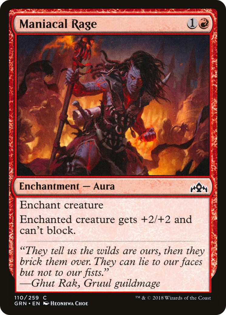 Maniacal Rage - Foil