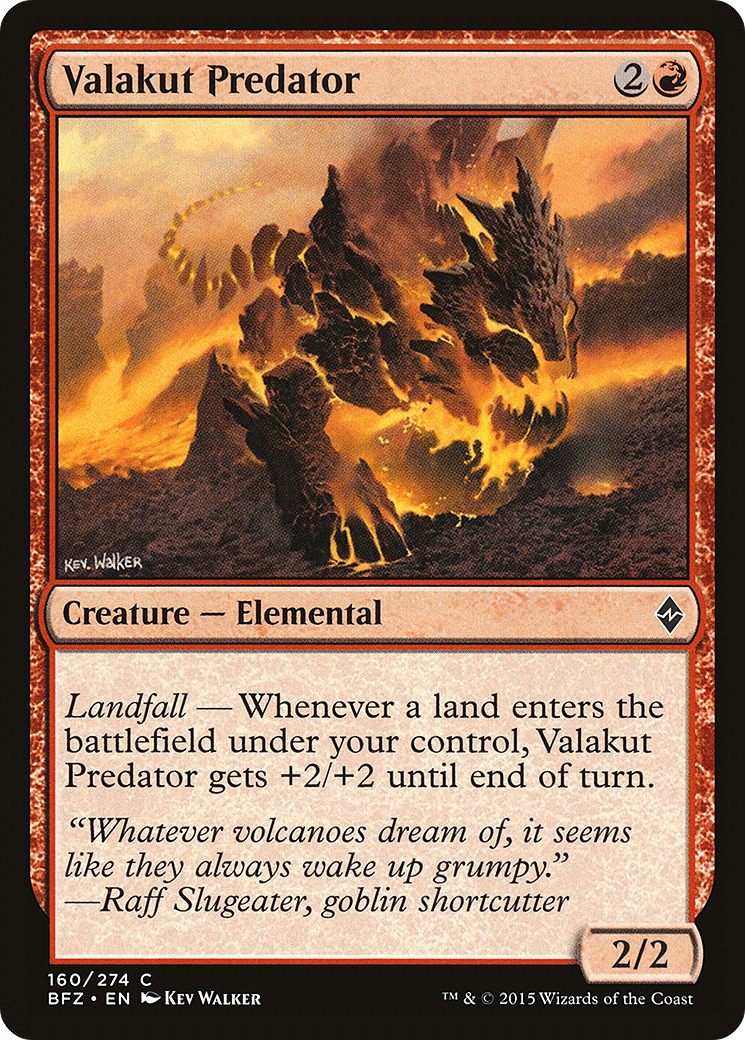 Valakut Predator - Foil