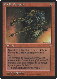 Goblin Grenade (Illus. Ron Spencer)