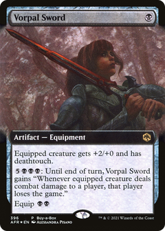 Vorpal Sword (396) (Extended Art) (Buy-a-Box) - Foil