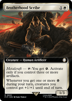 Brotherhood Scribe (0893) (Extended Art) - Surge Foil