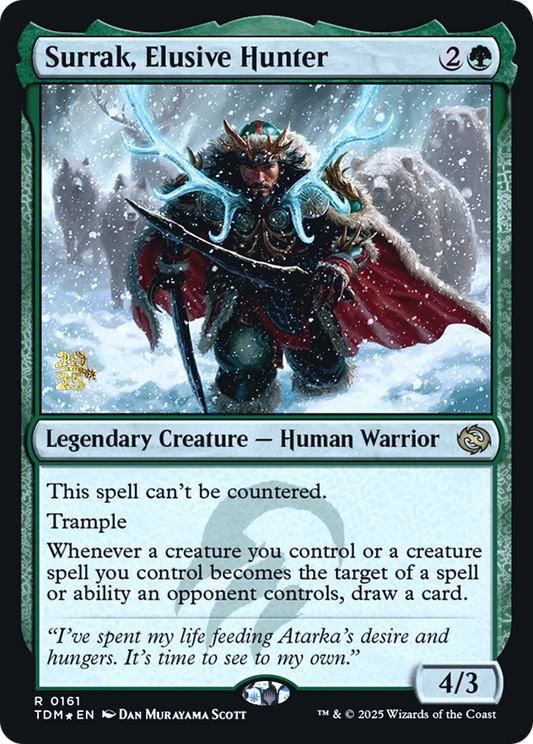 Surrak, Elusive Hunter (0161) (Prerelease) (PTDM) - Foil