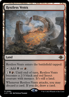 Restless Vents (0284) (Promo Pack)