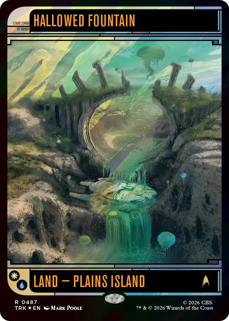 Hallowed Fountain (0487) (Showcase) (TRK) - Surge Foil