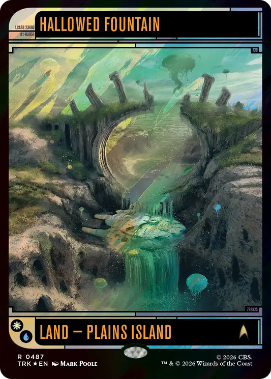 Hallowed Fountain (0487) (Showcase) (TRK) - Surge Foil