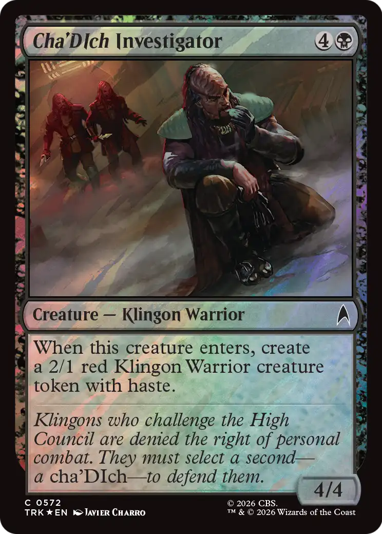 Cha'DIch Investigator (TRK) - Surge Foil