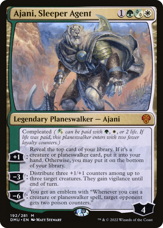 Ajani, Sleeper Agent (192) (Promo Pack)