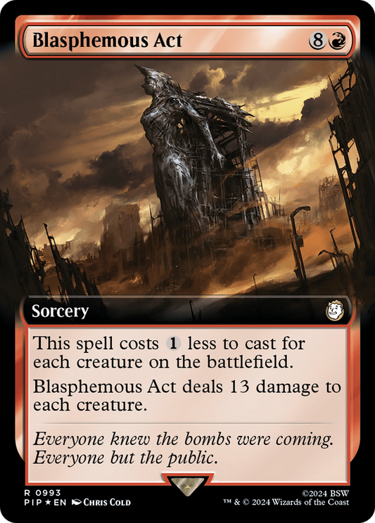 Blasphemous Act (0993) (Extended Art) - Surge Foil