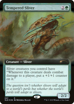 Tempered Sliver (657) (Extended Art) - Foil
