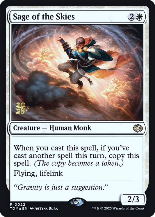 Sage of the Skies (0022) (Prerelease) (PTDM) - Foil