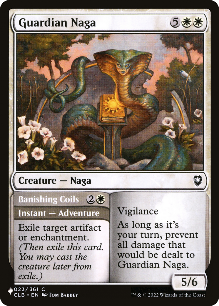 Guardian Naga // Banishing Coils (CLB-23) (PLST)