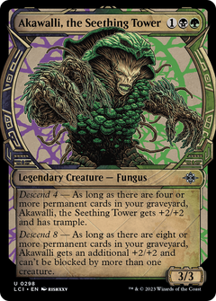 Akawalli, the Seething Tower (0298) (Showcase) - Foil